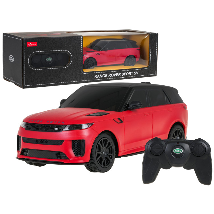Auto na diaľkové ovládanie 1:24 Range Rover Sport SV červené RASTAR